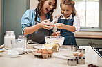 There's nothing more fun than baking with a child