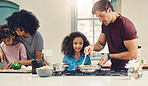 Cooking together creates stronger family relationships