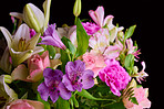 Colourful bouquet of  flowers