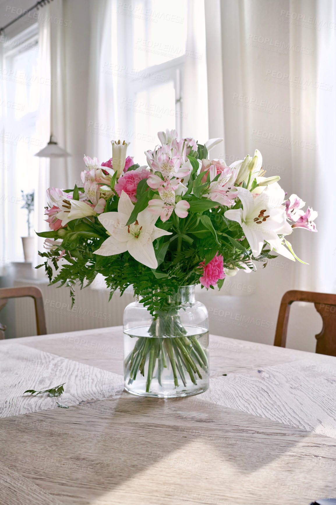 Buy stock photo Bouquet with different kind of flowers