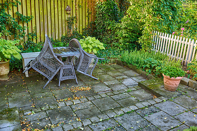 Buy stock photo The private spot of the Gardener - the beauty of garderning 