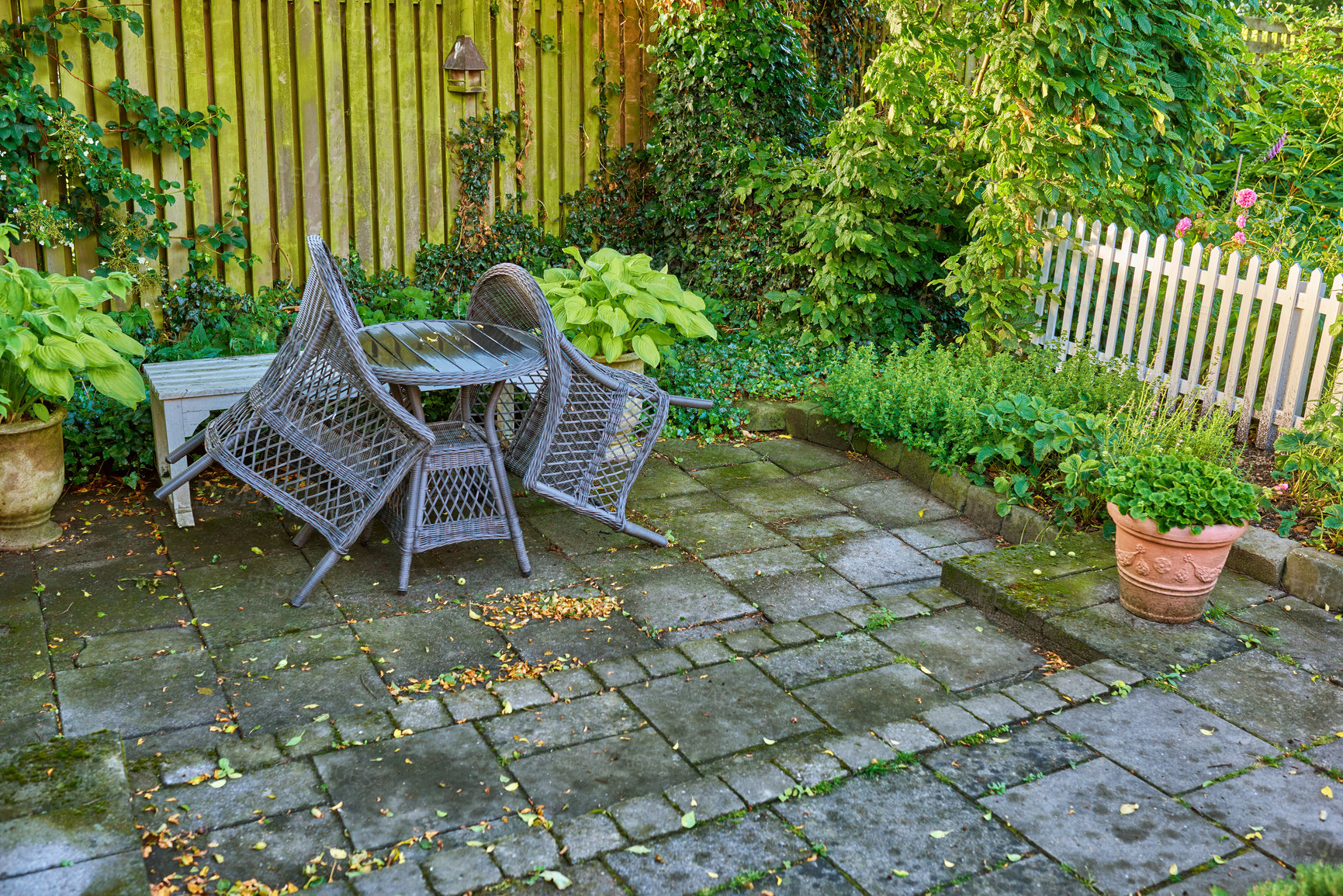 Buy stock photo The private spot of the Gardener - the beauty of garderning 