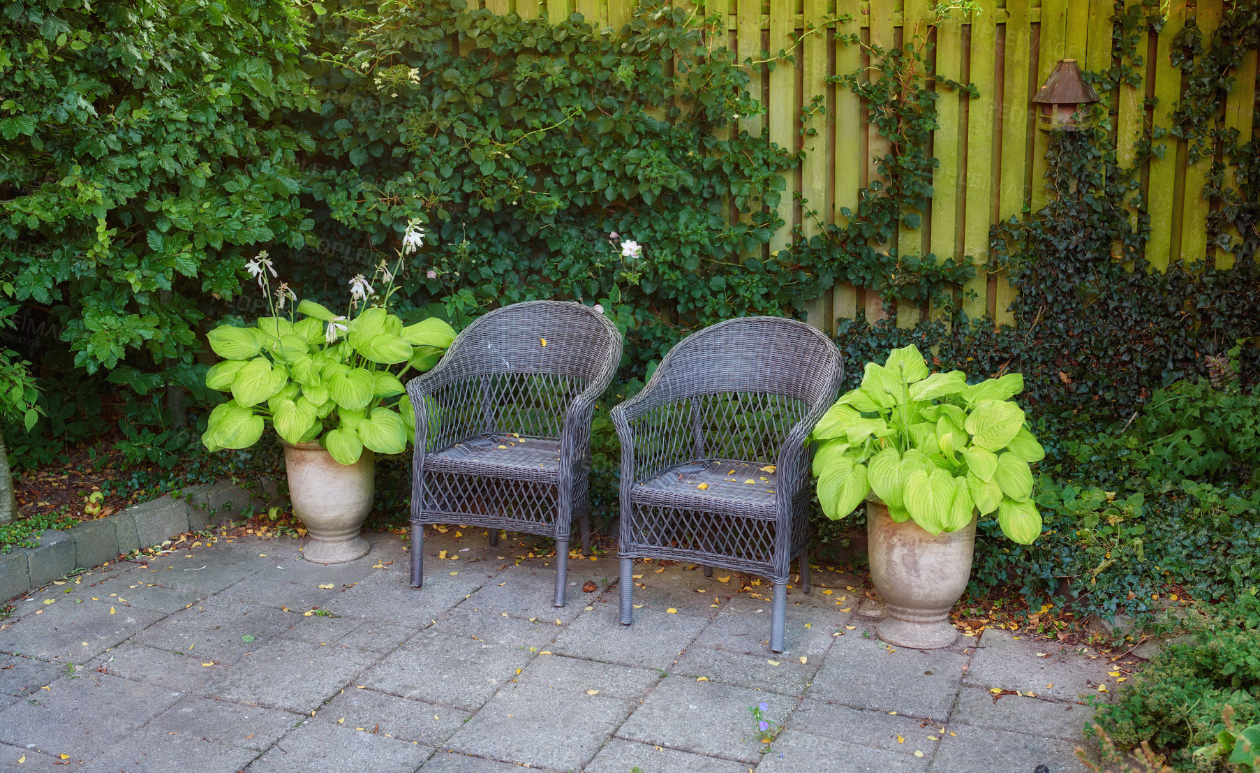 Buy stock photo The private spot of the Gardener - the beauty of garderning 