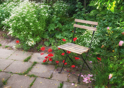 Buy stock photo The private spot of the Gardener - the beauty of garderning 