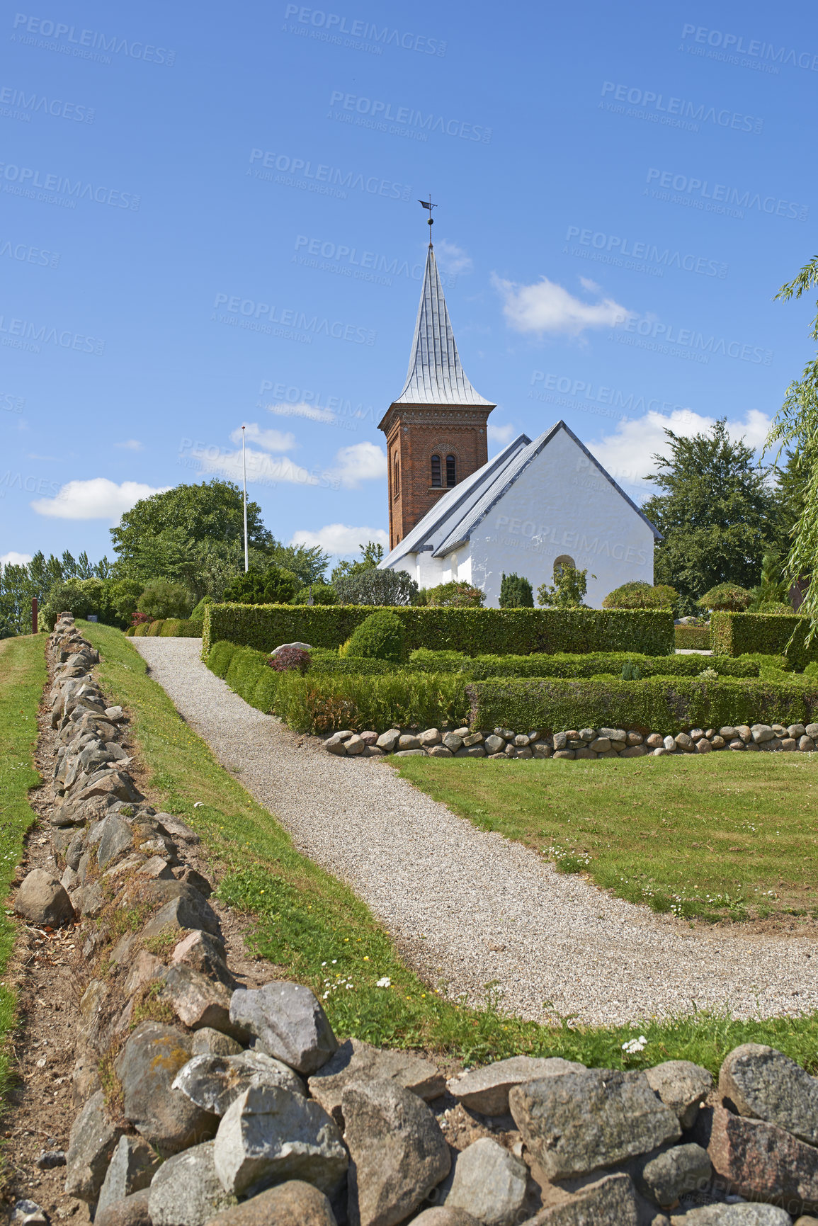 Buy stock photo A photo of a Danish Church National Church