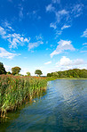 A photo of a lake