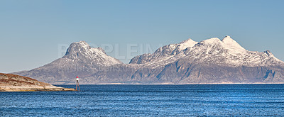 Buy stock photo Shot of a beautiful winter's scene