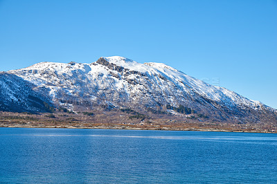 Buy stock photo Shot of a beautiful winter's scene