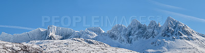 Buy stock photo Shot of a beautiful winter's scene