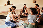 Yoga is even better shared with friends