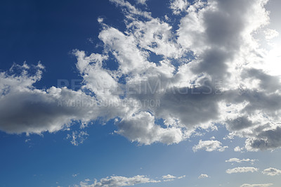 Buy stock photo The wold of fantastic clouds