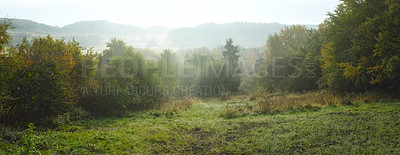Buy stock photo A landscape morning photo - fog