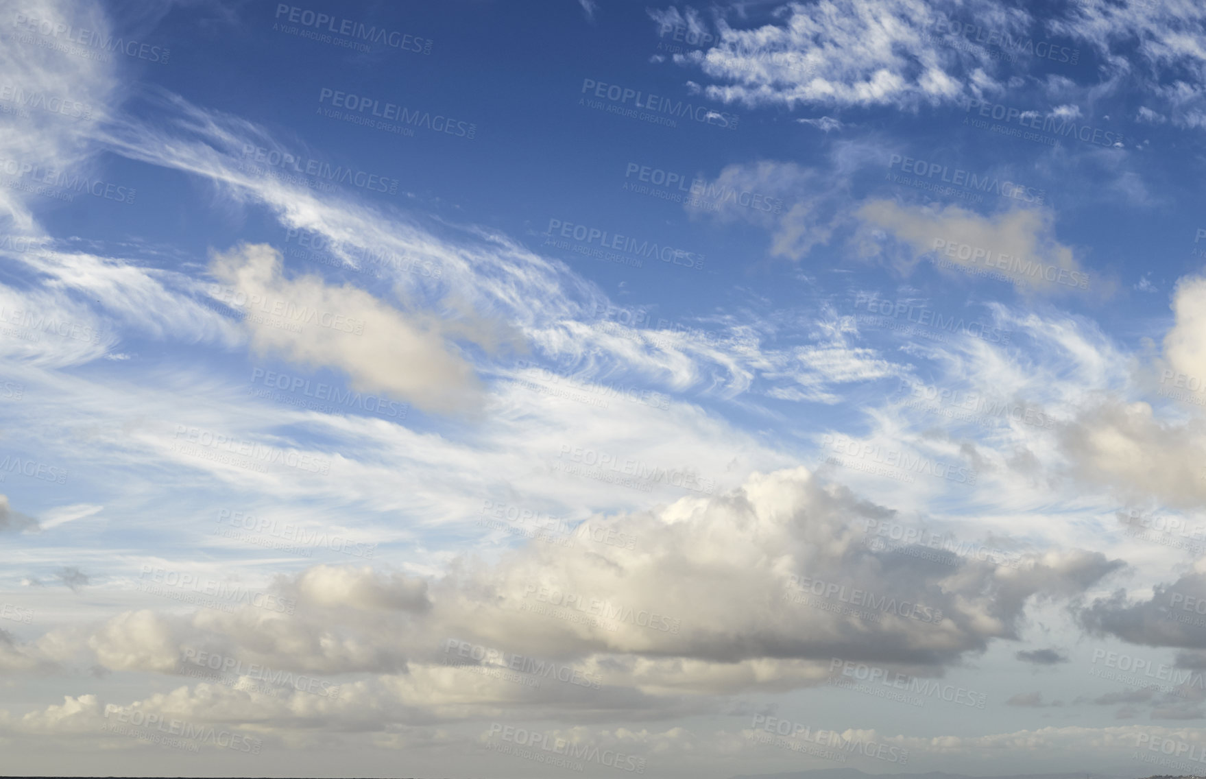 Buy stock photo a photo of natural summer clouds