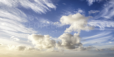 Buy stock photo a photo of natural summer clouds