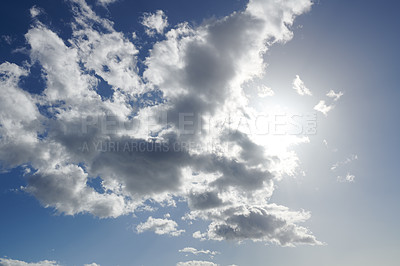 Buy stock photo a photo of natural summer clouds