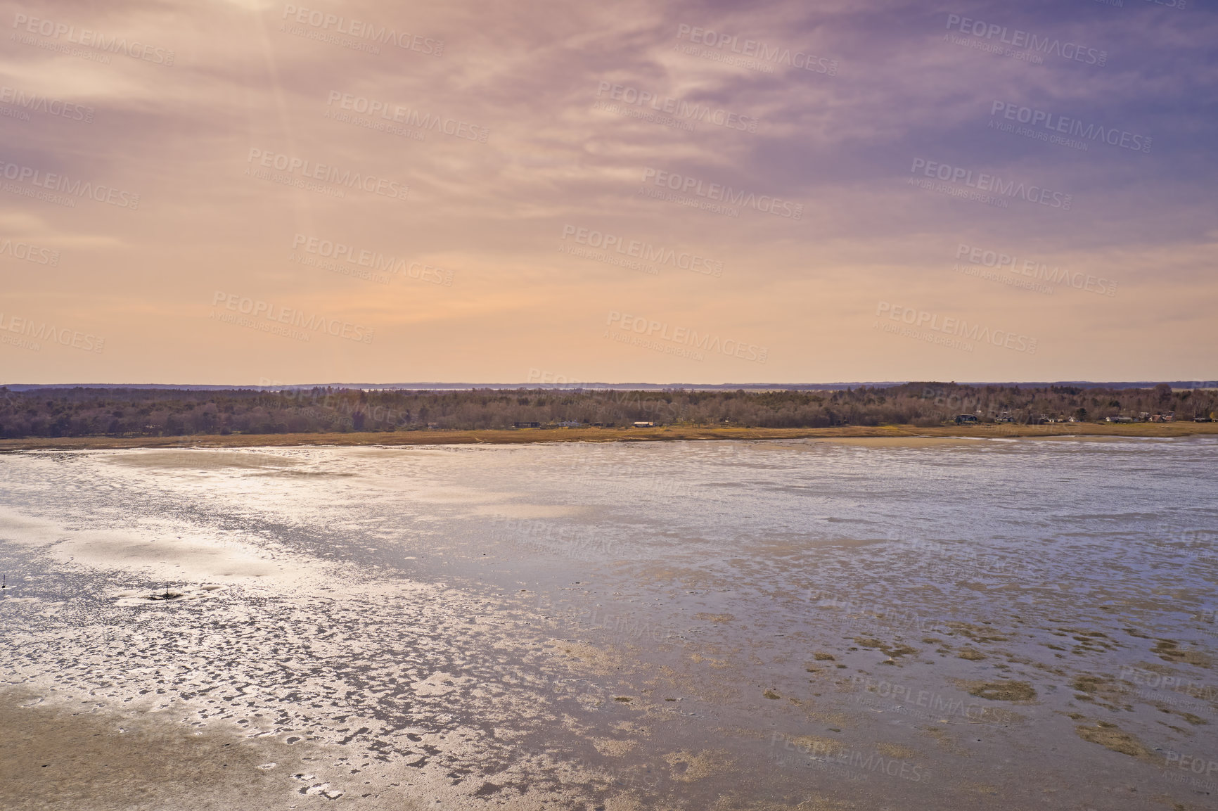 Buy stock photo The east coast of Jutland facing Kattegat