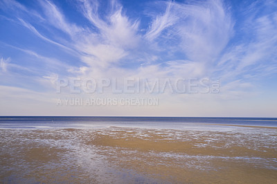 Buy stock photo The east coast of Jutland facing Kattegat