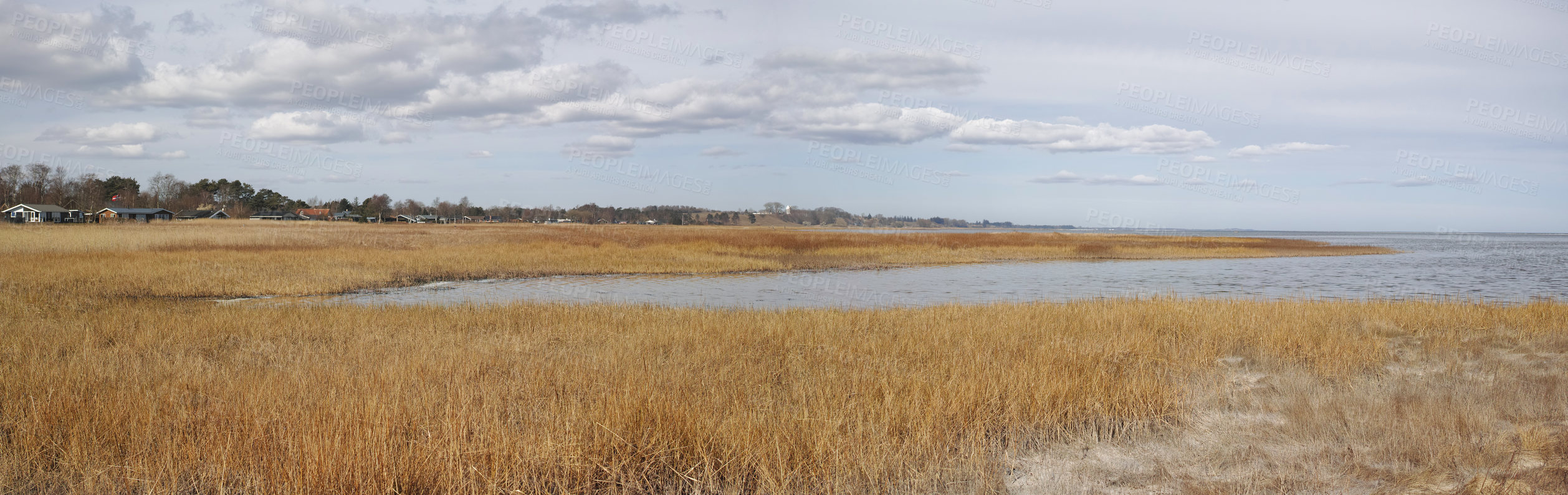 Buy stock photo The east coast of Jutland facing Kattegat