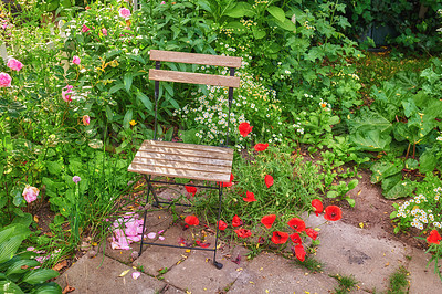 Buy stock photo The private spot of the Gardener - the beauty of garderning 