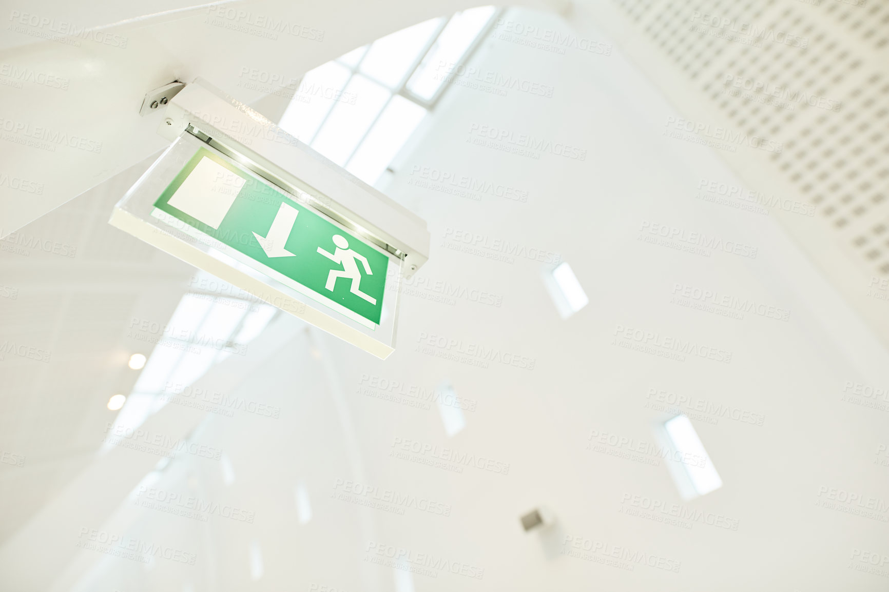 Buy stock photo Background images of the interior of an airport