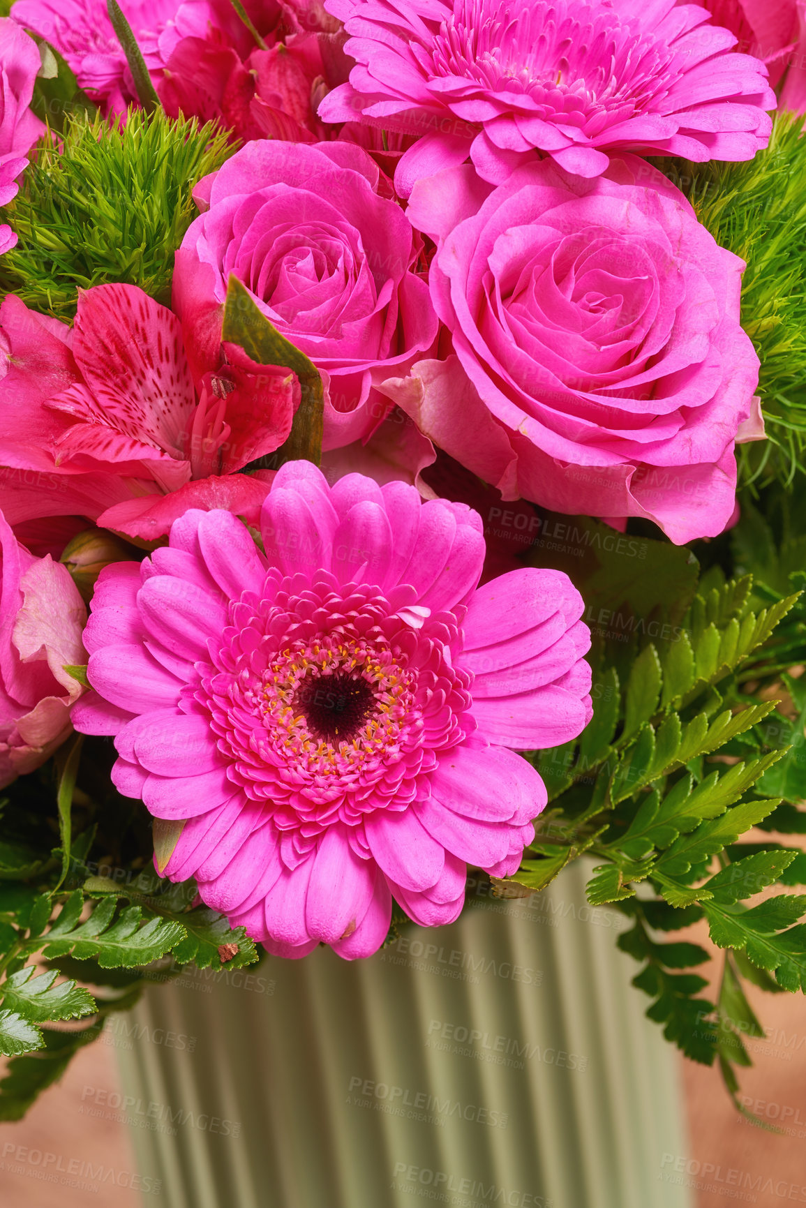 Buy stock photo Bouquet with different kind of flowers