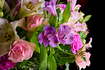 Colourful bouquet of  flowers