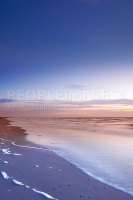 Buy stock photo Beach and coast in calm weather