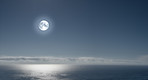 Ocean and moon