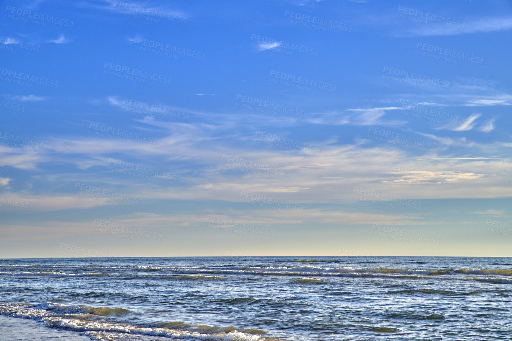 Buy stock photo Beach and coast in calm weather