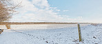 Wintertime - countryside in Denmark