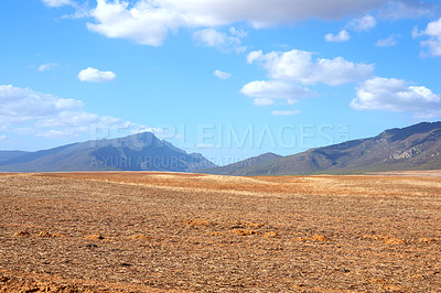 Buy stock photo A photo of farmland in autumn