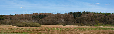 Buy stock photo A photo of farmland in autumn