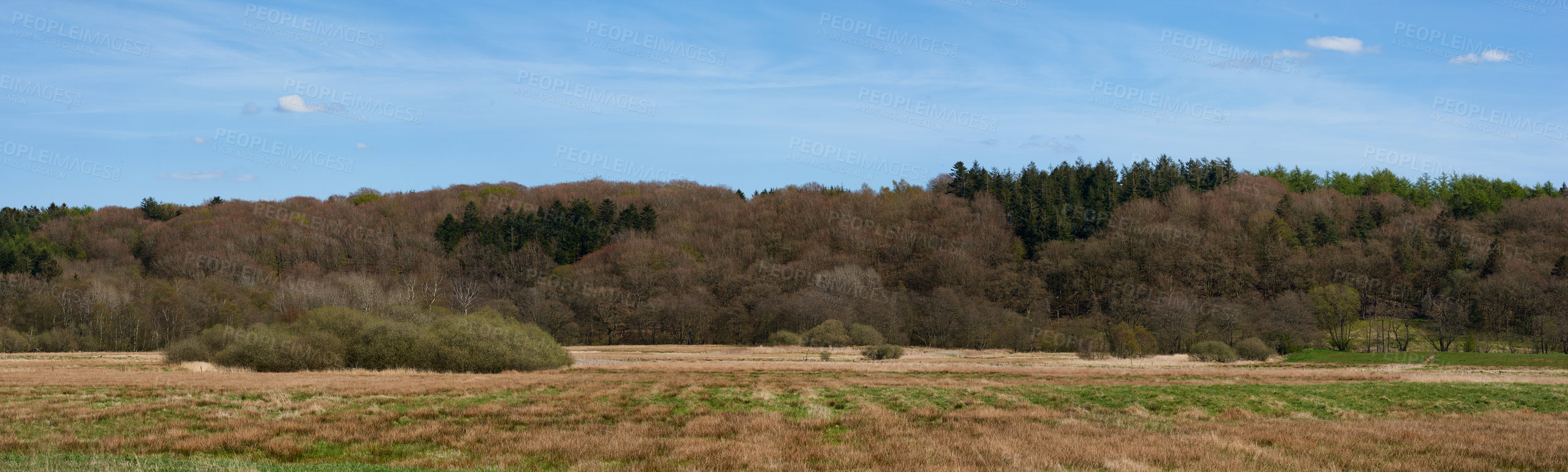 Buy stock photo A photo of farmland in autumn