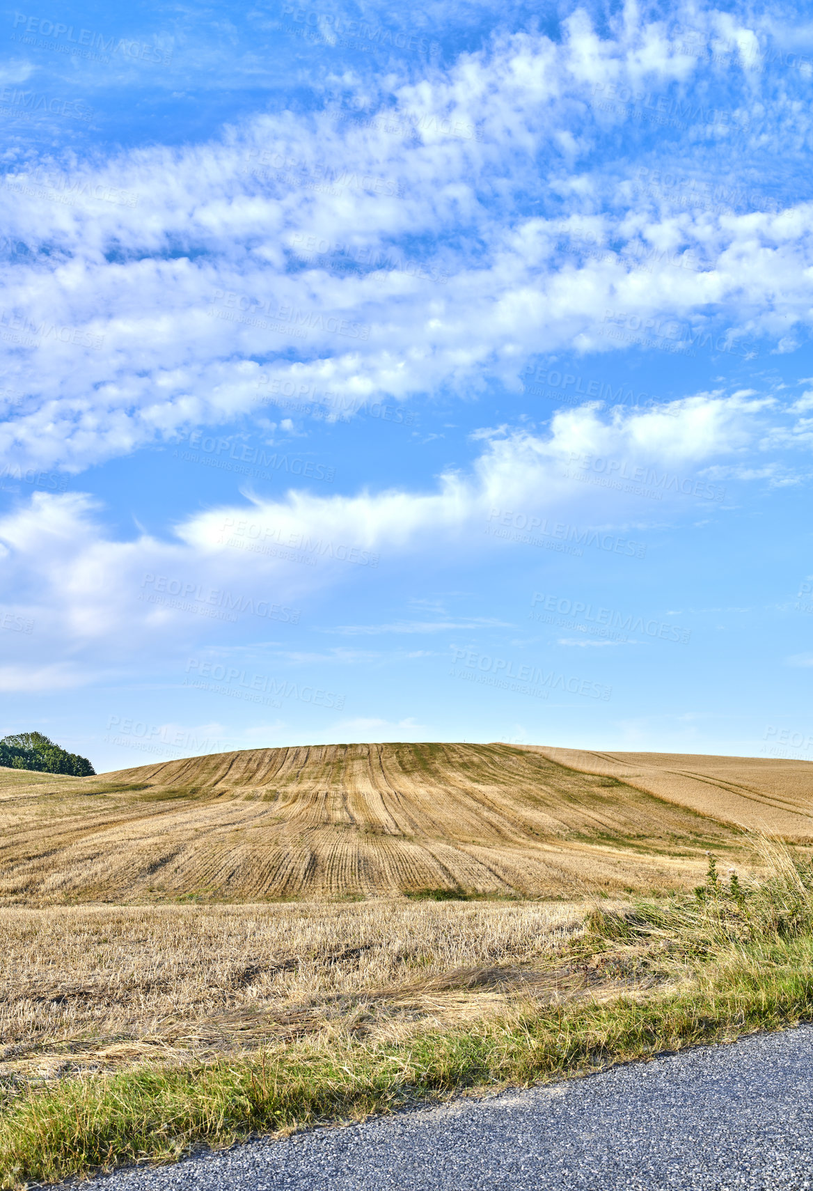 Buy stock photo A photo of farmland in autumn