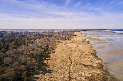 Buy stock photo The east coast of Jutland facing Kattegat