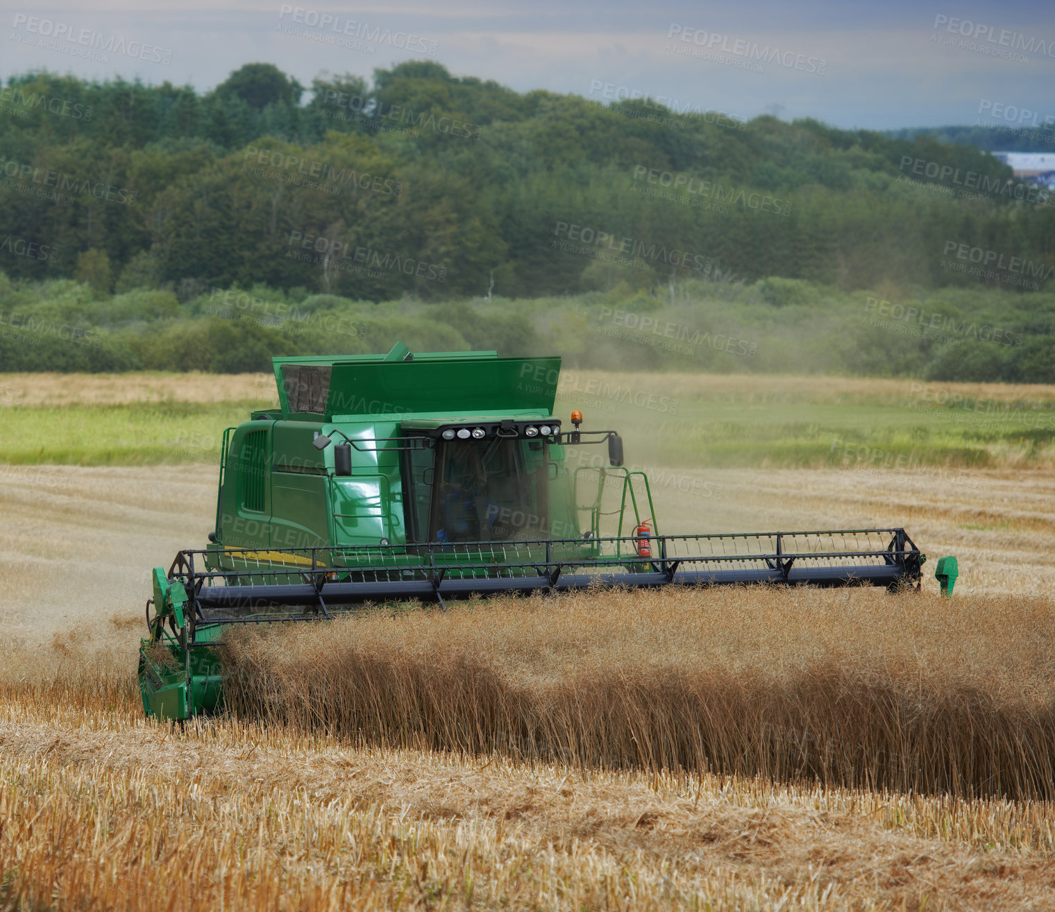 Buy stock photo Farmland ready for harvesting