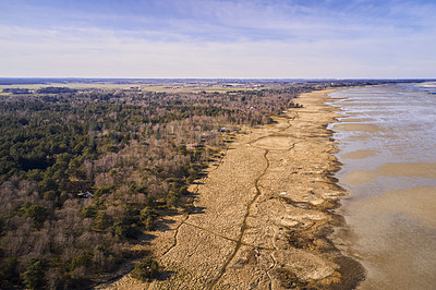 Buy stock photo The east coast of Jutland facing Kattegat