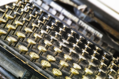 Buy stock photo A very old typewriter