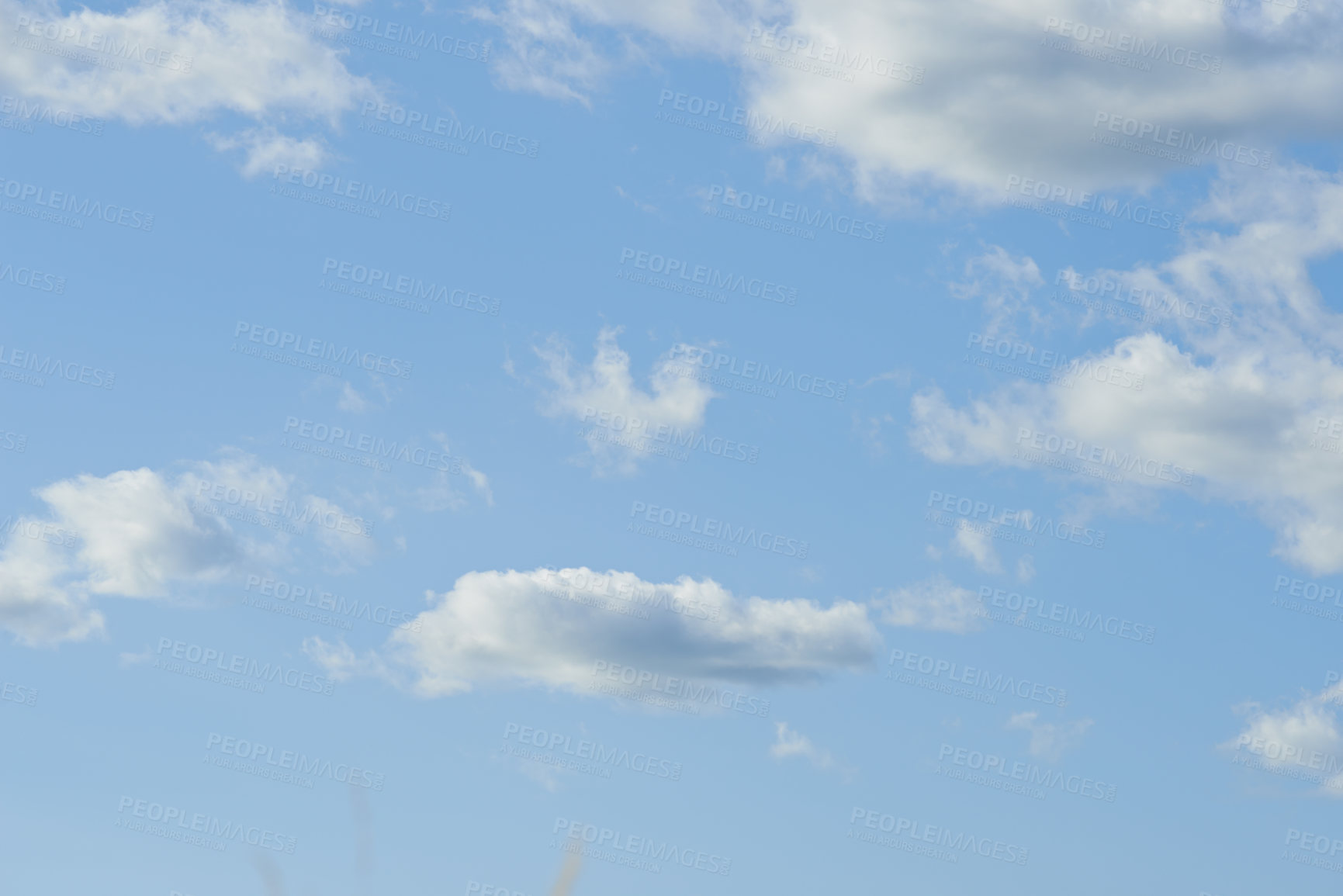 Buy stock photo a photo of natural summer clouds