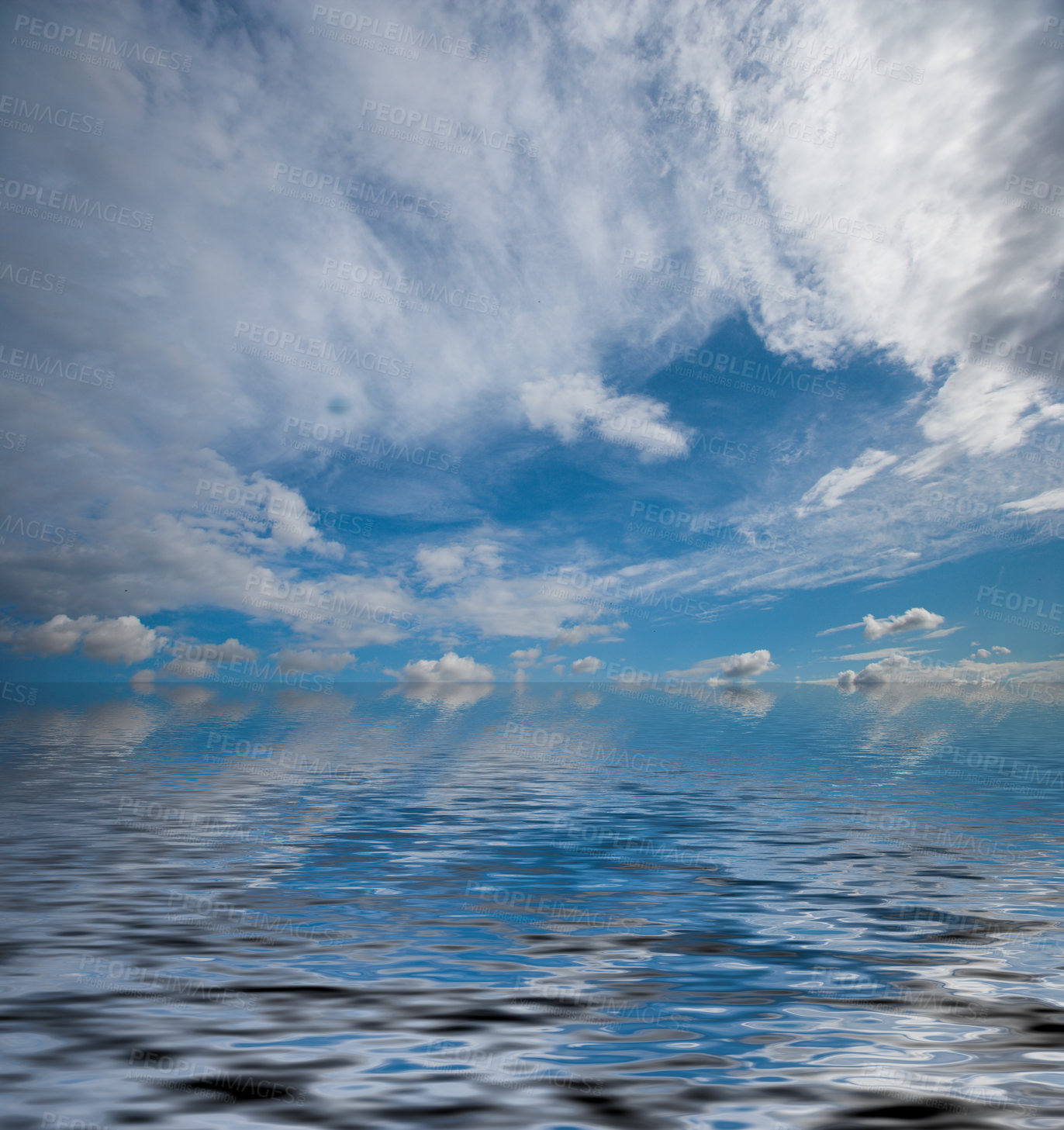 Buy stock photo a photo of natural summer clouds