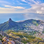 A photo of Lions Head and surroundings