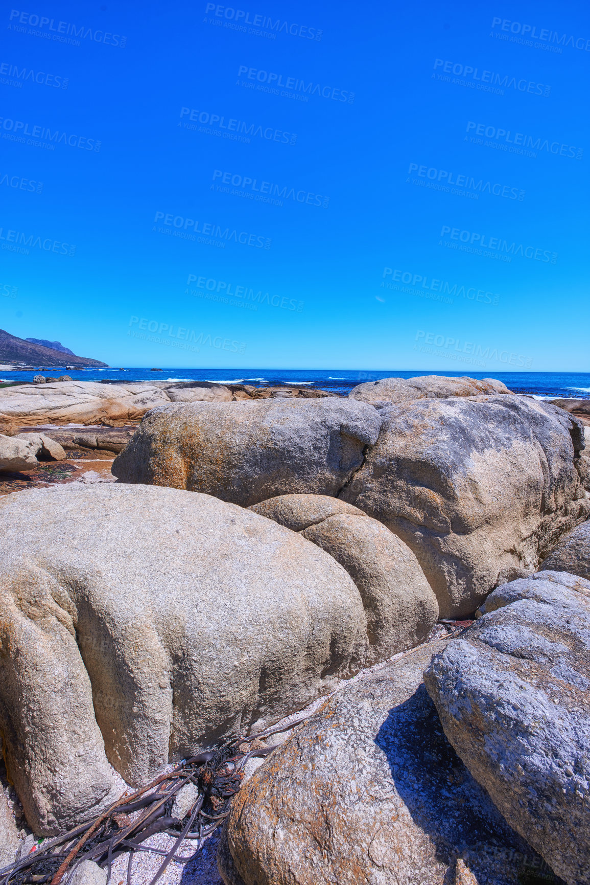 Buy stock photo Ocean view - Camps Bay,  Table Mountain National Park, Cape Town, South Africa