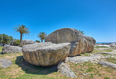 Buy stock photo Ocean view - Camps Bay,  Table Mountain National Park, Cape Town, South Africa