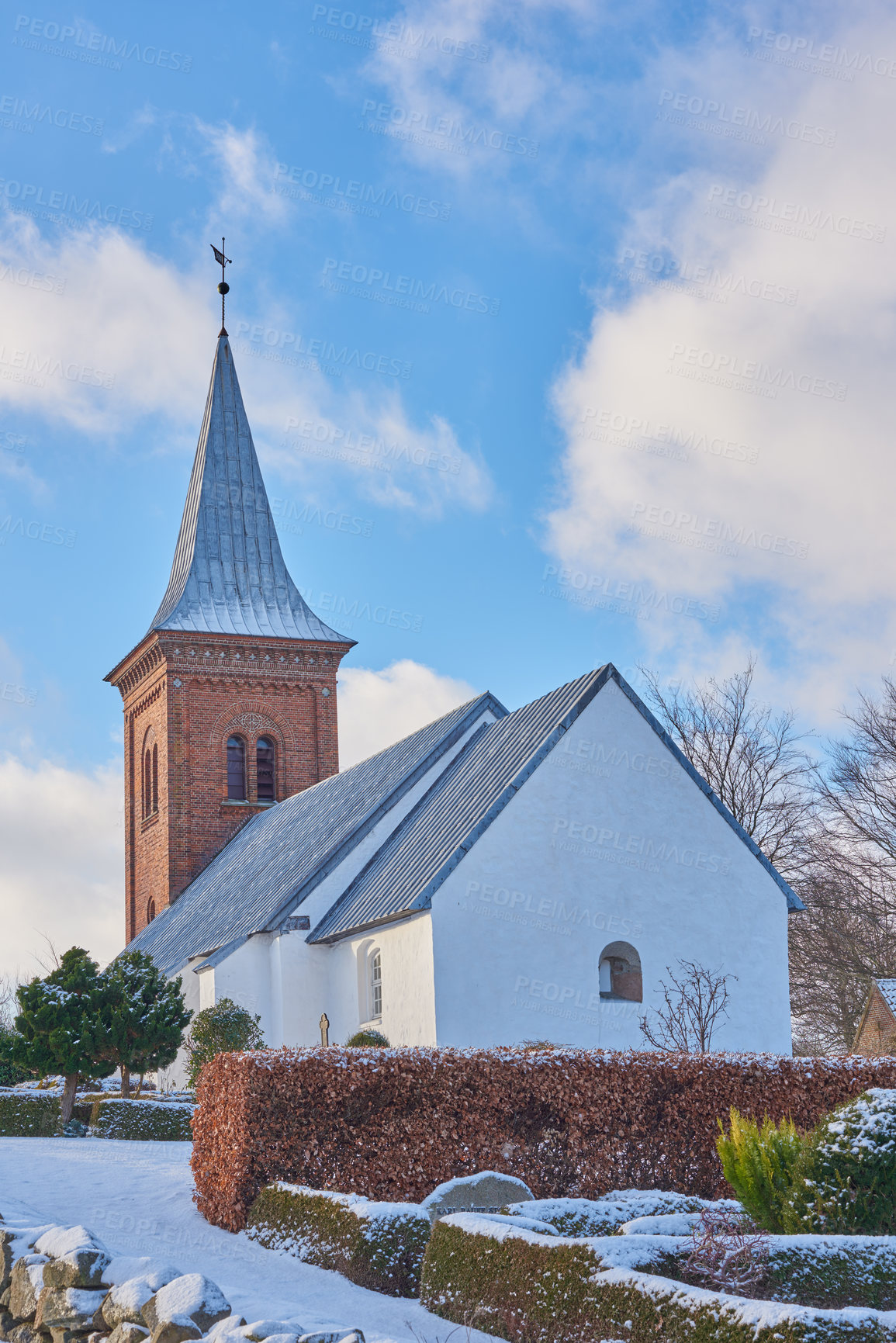 Buy stock photo Denmark in winter