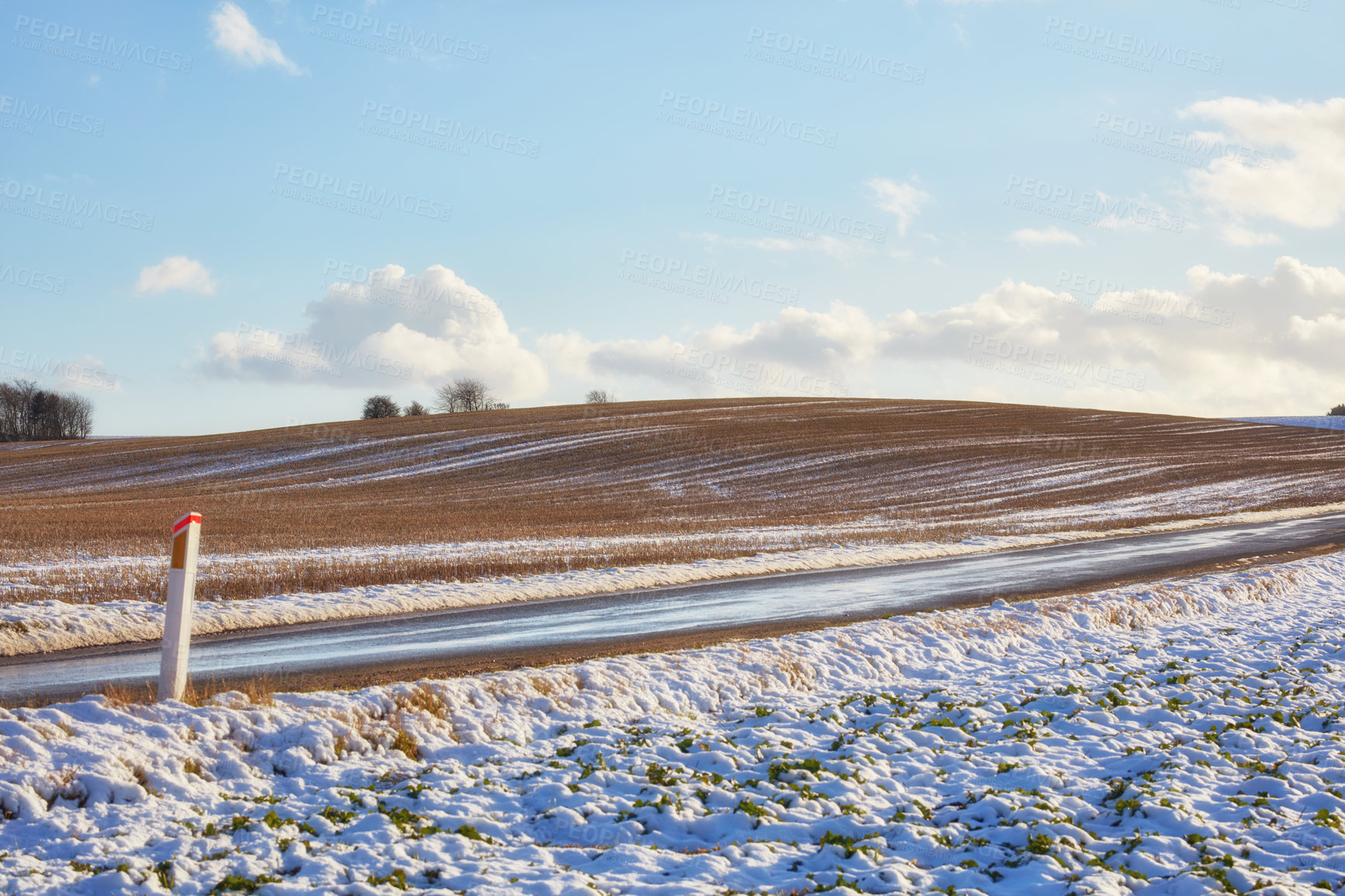 Buy stock photo Denmark in winter