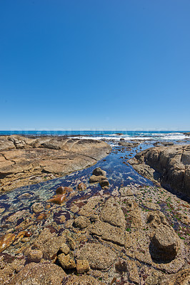 Buy stock photo Ocean view - Camps Bay,  Table Mountain National Park, Cape Town, South Africa