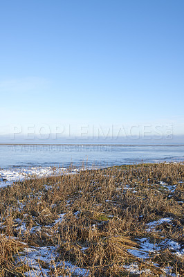 Buy stock photo Photos of Danish winter by the coast of Kattegat.