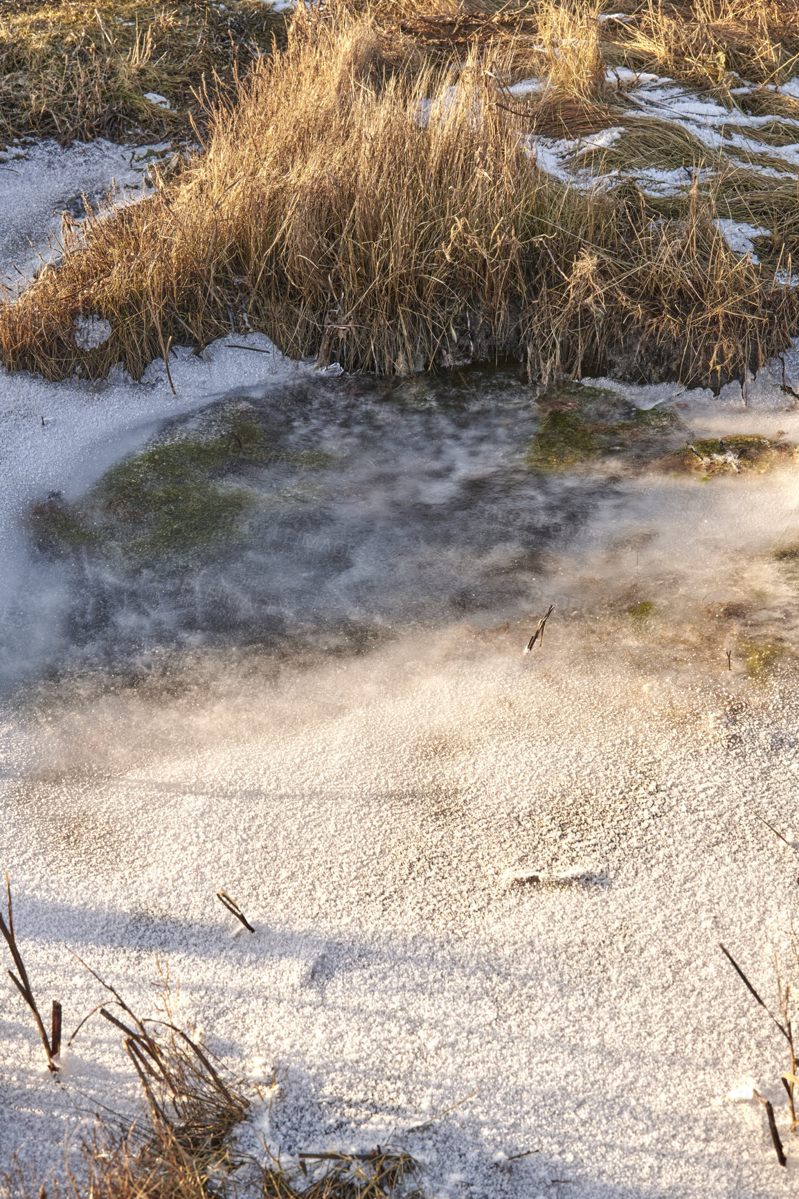 Buy stock photo Photos of Danish winter by the coast of Kattegat.