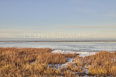 Buy stock photo Photos of Danish winter by the coast of Kattegat.