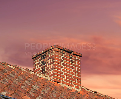 Buy stock photo A chimney - architectural details